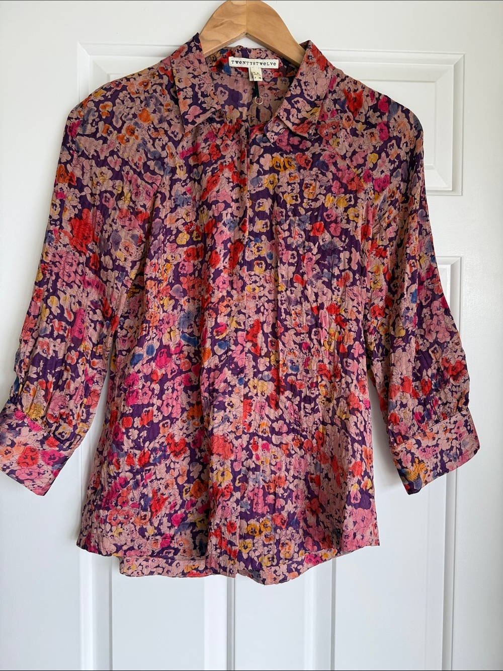 Twenty8Twelve - Multicolor Floral Button-Up Blouse - Size 4